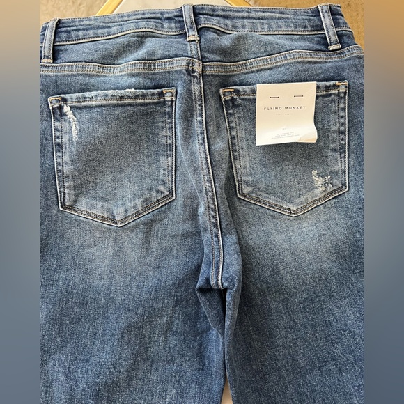 Flying Monkey / Express High Waisted Stretch Boyfriend Jeans. Size: 27 Brand New - Picture 9 of 15